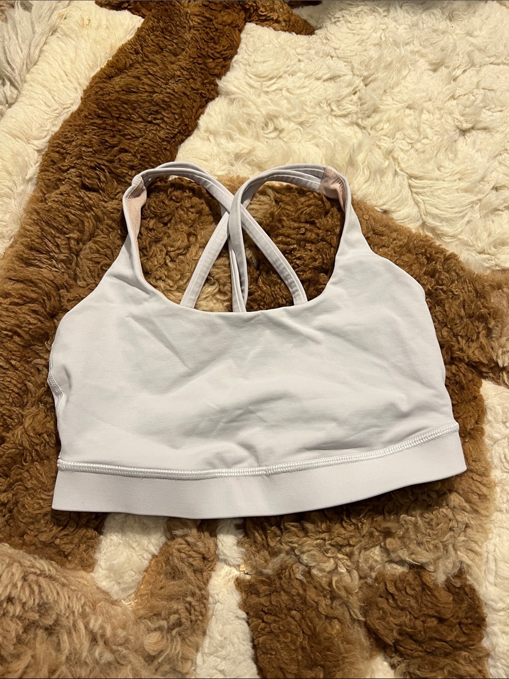 Lululemon Energy Bra in White Size 4
